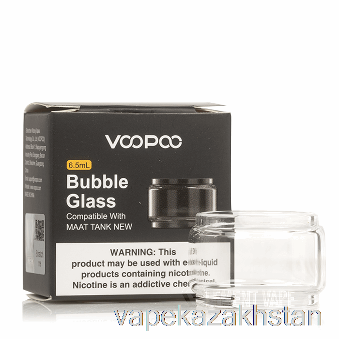 Vape Kazakhstan VOOPOO MAAT Replacement Glass 6.5mL Bubble Glass